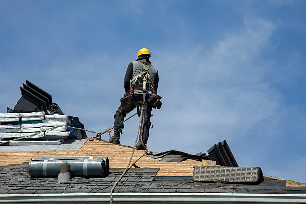 Professional Flat Roof Repair technician working in Fairview, SD
